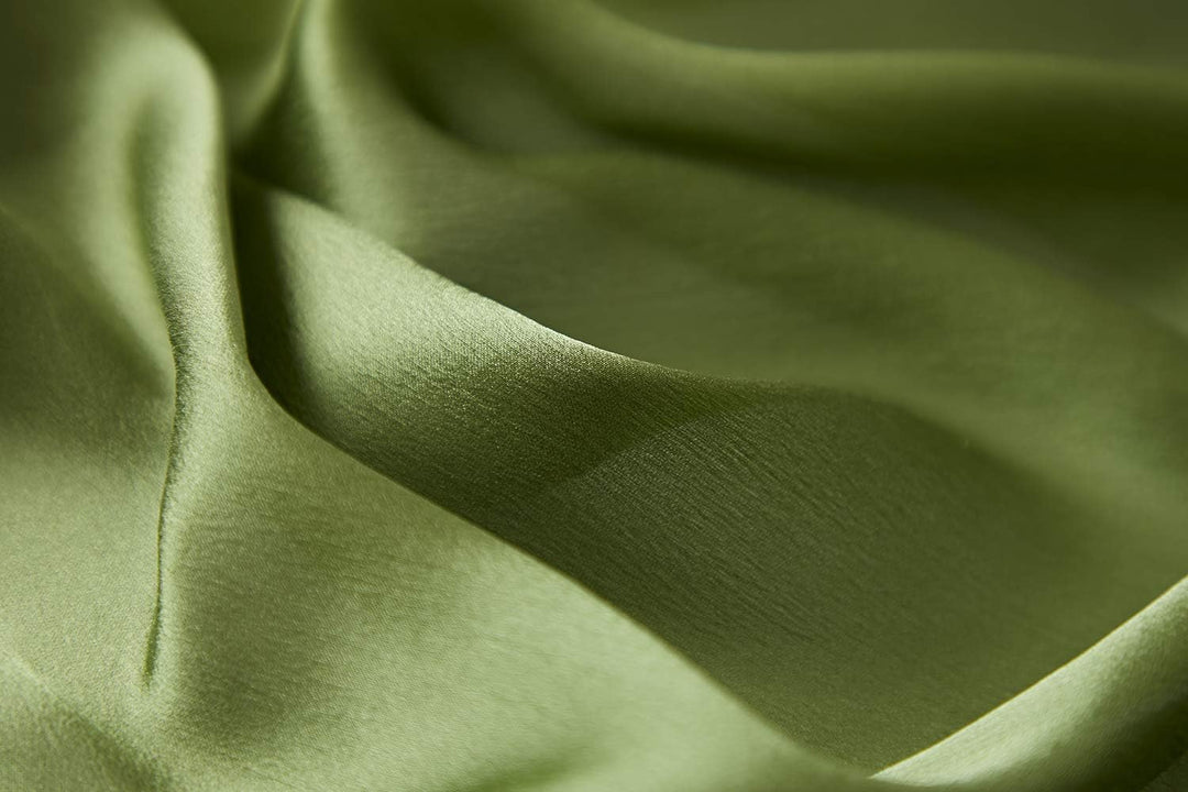 Damen-Schals, 100% Seide, lange, leichte Schals für Damen Army Green, Army Green