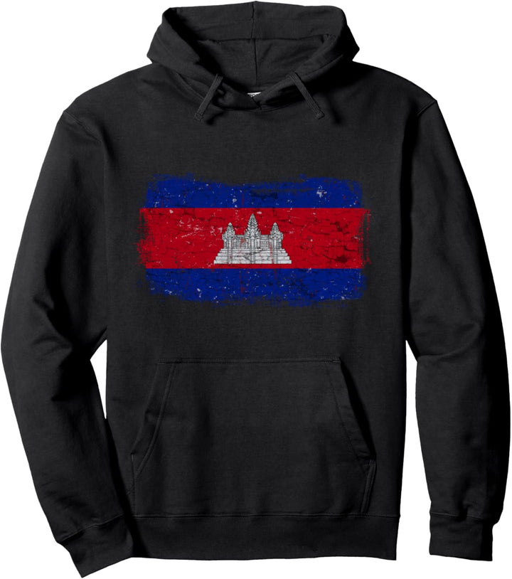 Kambodscha Kambodschanische Nationalflagge Pullover Hoodie