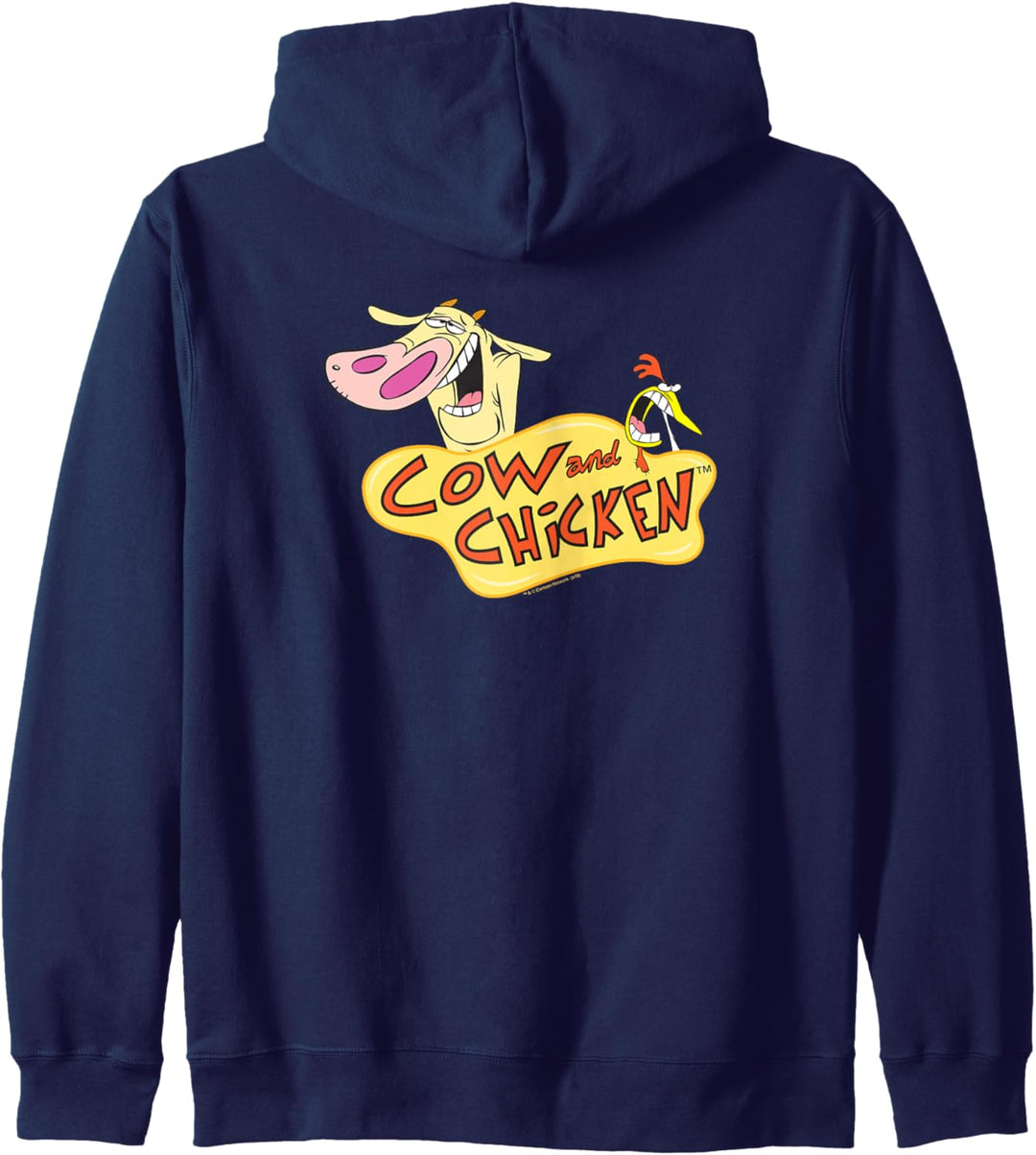 Cow and Chicken Logo Kapuzenjacke