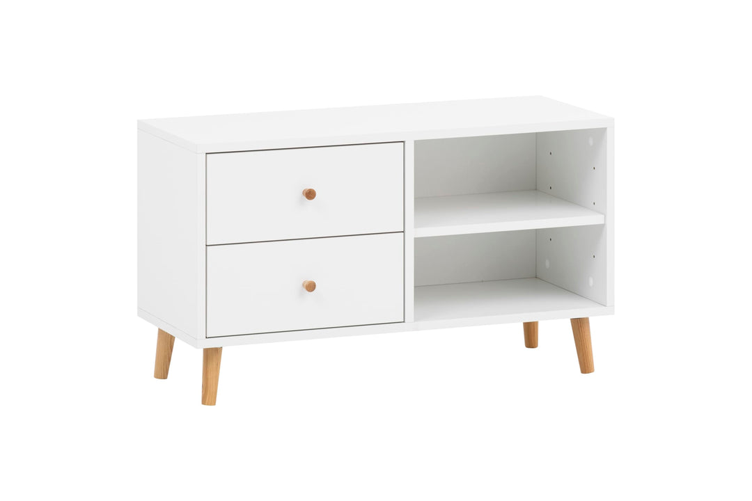 Schildmeyer Bjarne Badbank Flurbank 158504, weiss matt, 78,9 x 33 x 46,5 cm, Weiß Matt
