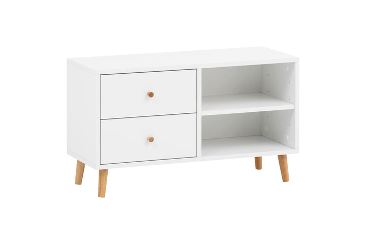 Schildmeyer Bjarne Badbank Flurbank 158504, weiss matt, 78,9 x 33 x 46,5 cm, Weiß Matt