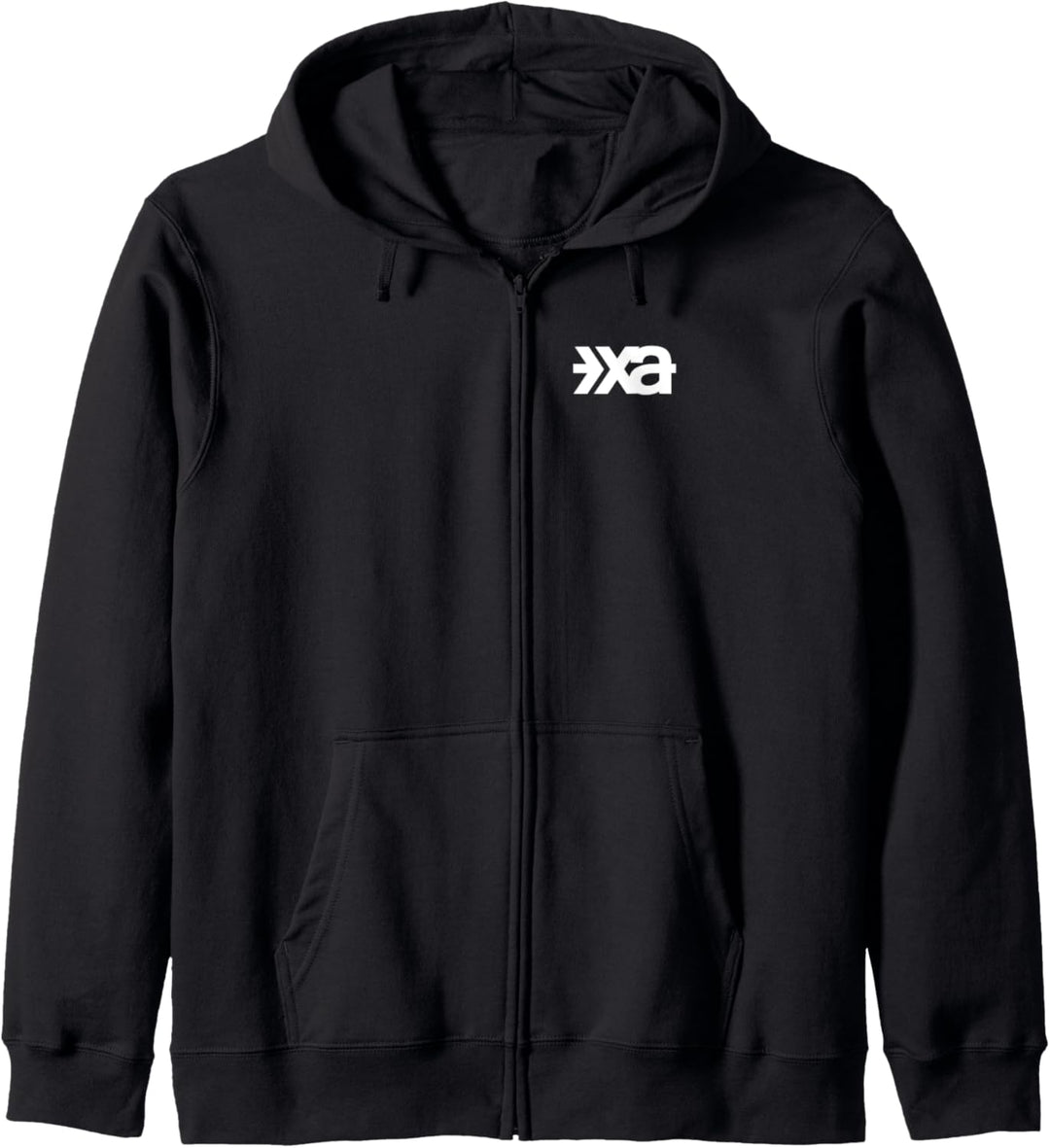 XA Basic (white printed) Kapuzenjacke