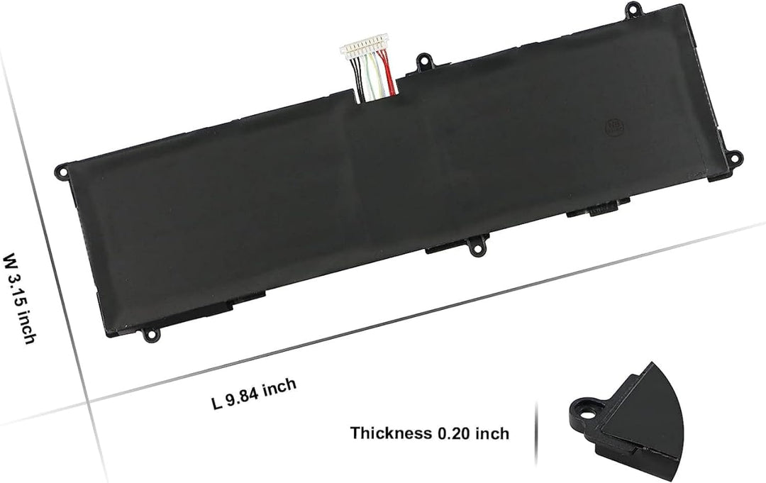 PUGASR 2H2G4 Laptop Akku Kompatibel mit Dell Venue 11 Pro 7140 Series HFRC3 21CP5/63/105 2217-2548 7