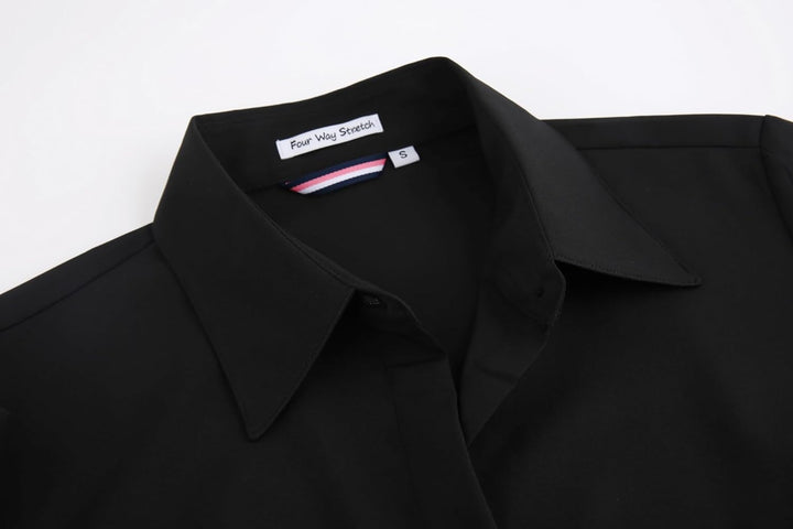 Alex Vando Bluse Damen Langarm Hemd Damen Stretch – Business Button Down Shirts, Bügelfrei Arbeitshe