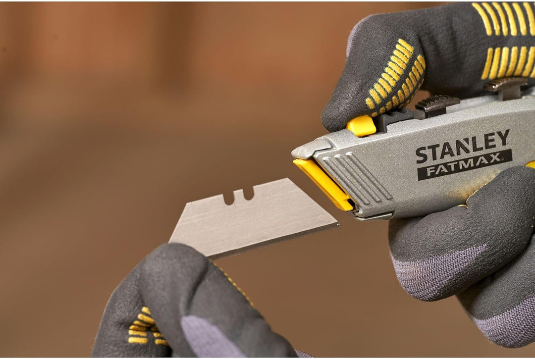 Stanley Fatmax 2 in 1 Messer PRO 0-10-789 (mit einziehbarer Klinge, 180 mm Länge, vielseitige Einsat