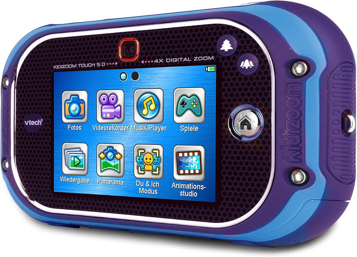 VTech KidiZoom Touch 5.0 – Kinderkamera mit Touchscreen, Selfie- und Videofunktion, Effekten, Spiele