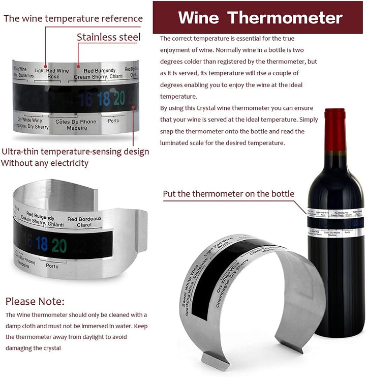 ZBPASL Korkenzieher Set in Holzkiste Geschenk,Luxus Weinöffner,Wein Sommelier Sets mit Flaschenöffne
