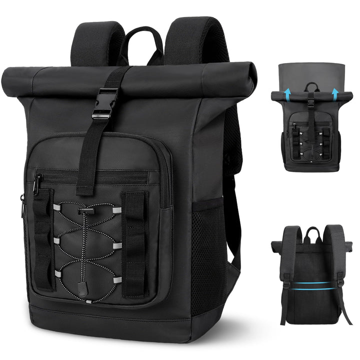 ISEYOU Kühlrucksack Gross 24L, Isolierte Rolltop Kühltasche Rucksack, Auslaufsicherer Cooler Bag mit