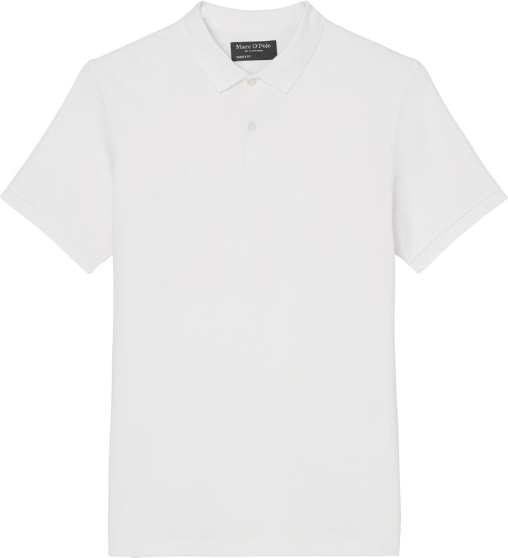 Marc OߴPolo Herren Kurzarm-Poloshirt mit Stretch-Anteil Shaped Fit, 100