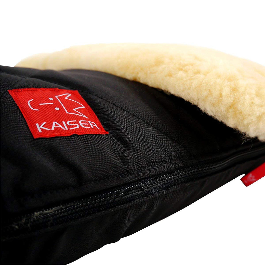 Lammfell Fusssack Natura, black
