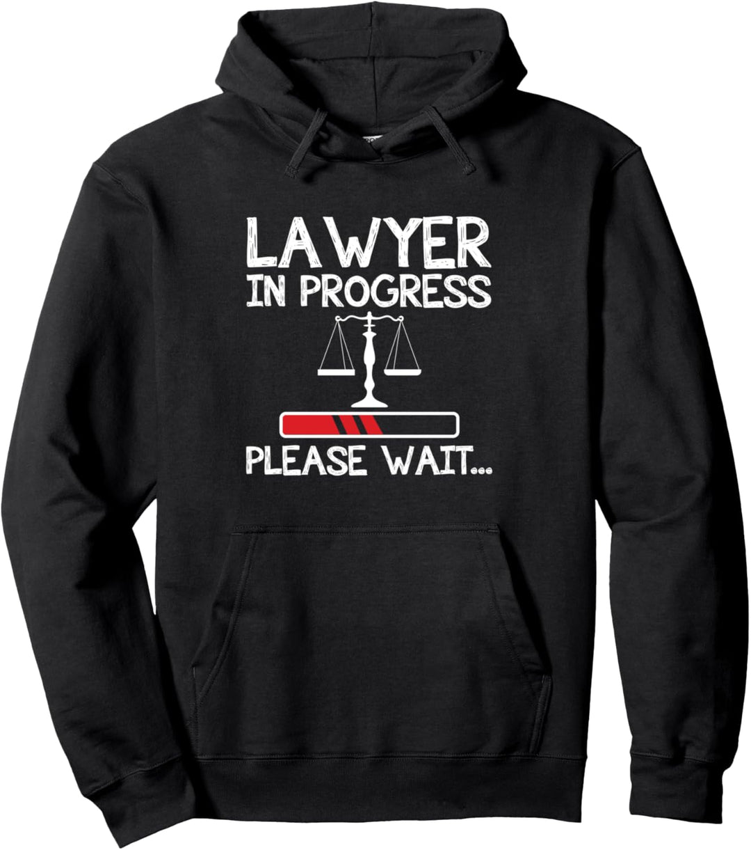 Anwälte in Fortschritt bitte warten Sie Attorney State Examination Pullover Hoodie