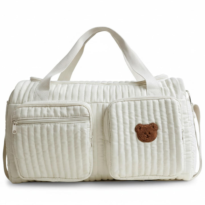Baby-Wickeltaschen mit Wickelstation, Mama-Baby-Reisetasche – gesteppte Wickeltasche mit grossem Fas