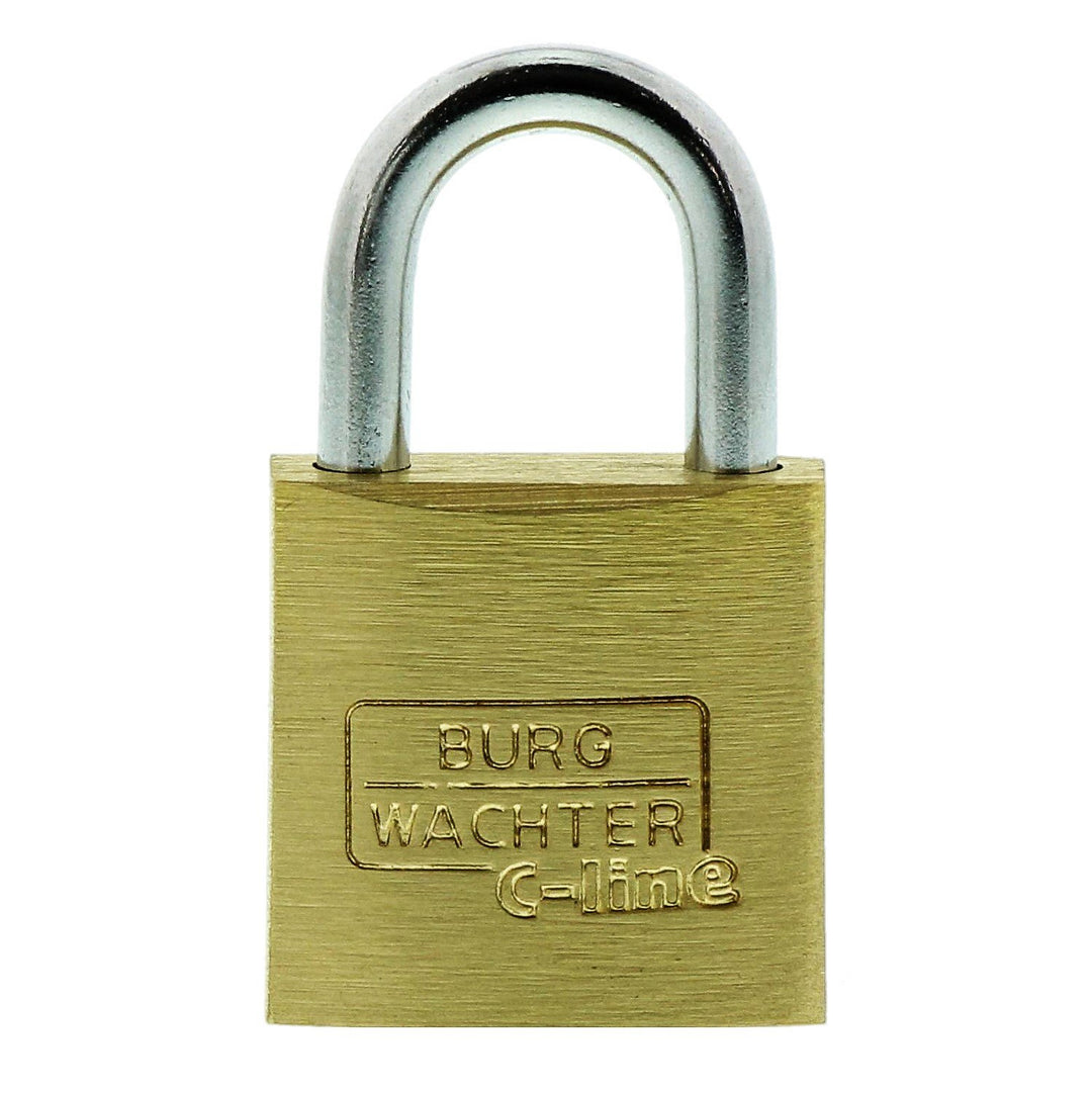 Burg-Wächter TRIO 222 20 GL SB Vorhangschloss-Set, 3,5 mm Bügelstärke, 3,5 mm Bügelstärke