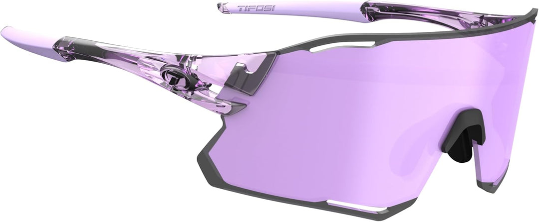 Tifosi Unisex Rail Race Sonnenbrille, Kristallviolett (Hellviolett/Transparent)