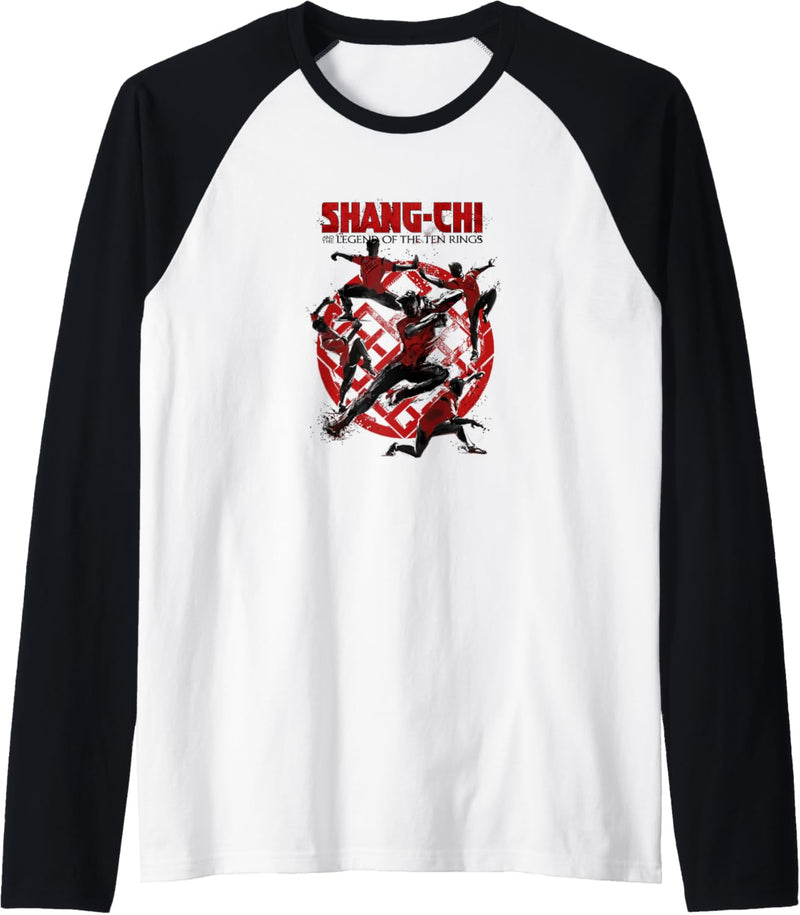 Marvel Shang-Chi Poses Logo Raglan