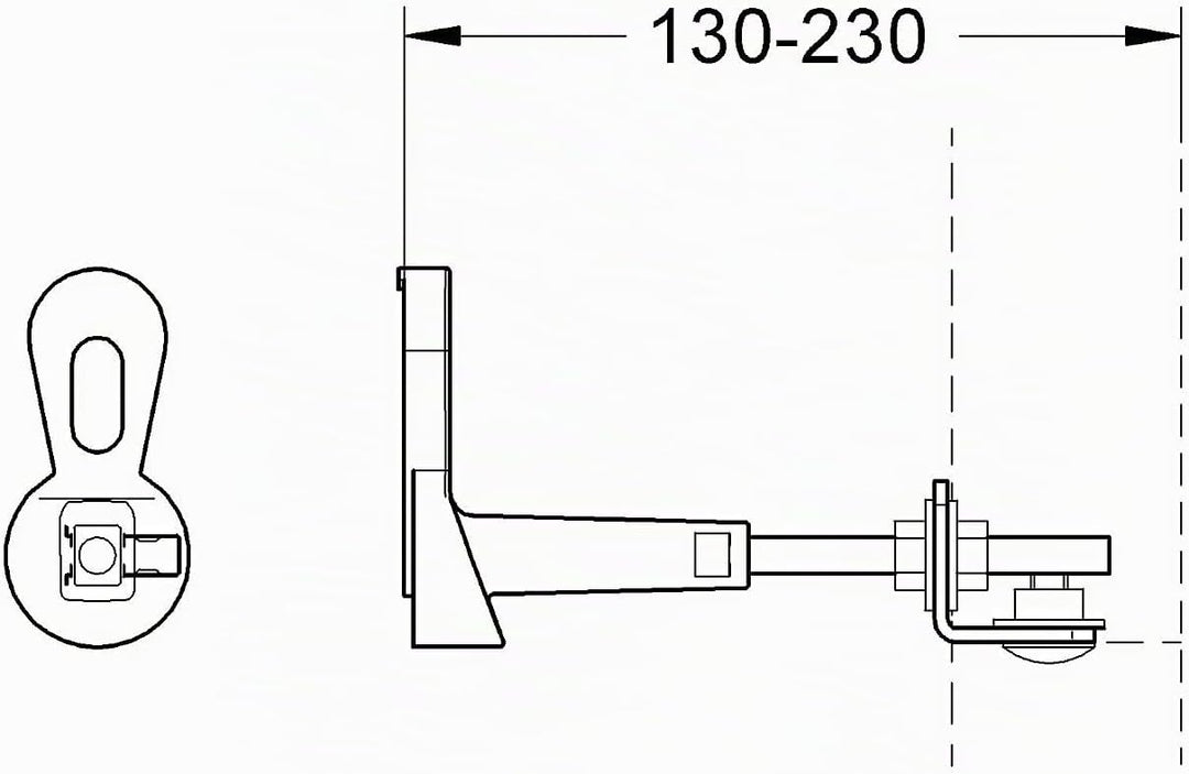Grohe Wandbefestigung für Rapid SL WC-Element 38733000