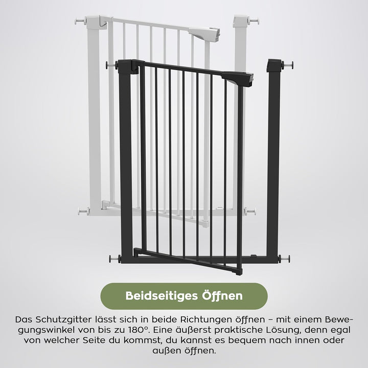 TULANO Guardian 5.0 | Hundegitter | Schutzgitter | Breite 75-117 cm | Schliesst automatisch | Babygi