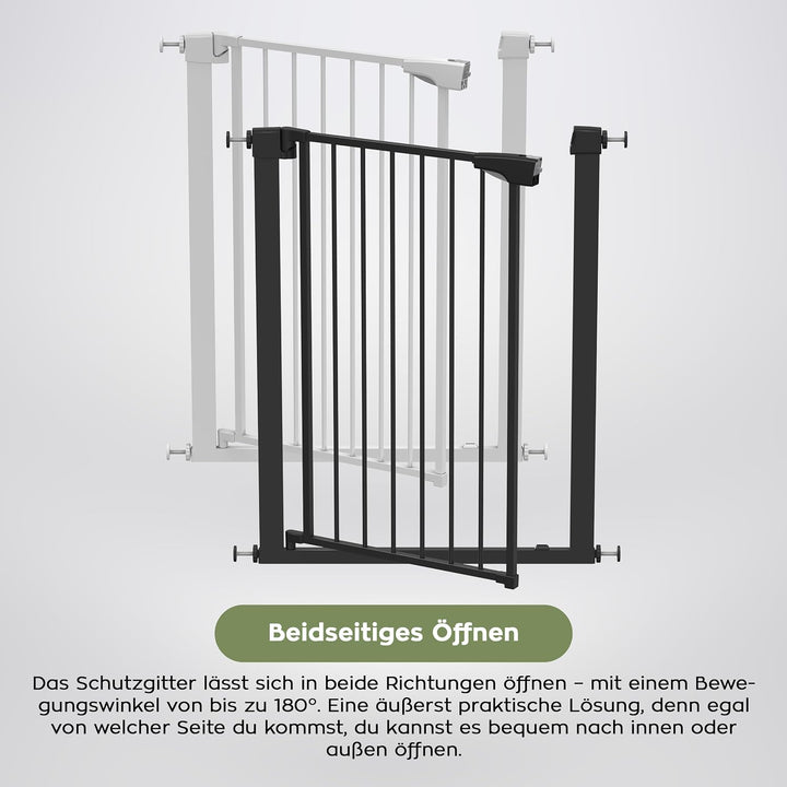 Tulano Guardian 5.0 Treppenschutzgitter ohne Bohren - 75–117 cm GUARDIAN 5.0 BLACK 75 – 117 cm, GUAR