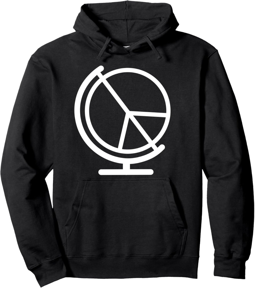 Weltfrieden Peace Symbol Globus Frieden auf Erden Geschenk Pullover Hoodie