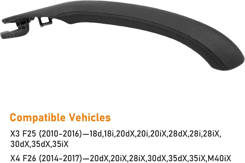 TTCR-II Kompatibel mit Türgriff bmw x3 F25 2010-2016,X4 F26 2014-2017 Leder Türgriff Innen Rechts F2