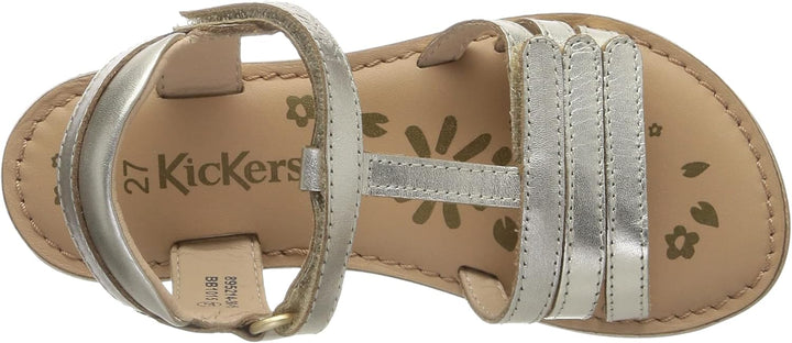 Kickers Mädchen Diamanto Sandale 24 EU Gold, 24 EU Gold