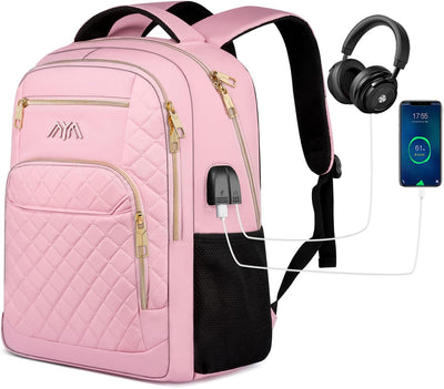 YAMTION Schulrucksack Mädchen Teenager, Rucksack Schule Laptop Rucksack für Damen Daypacks für 15.6