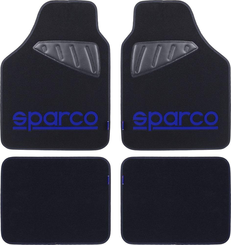 Autoteppiche Sparco schwarz/blau