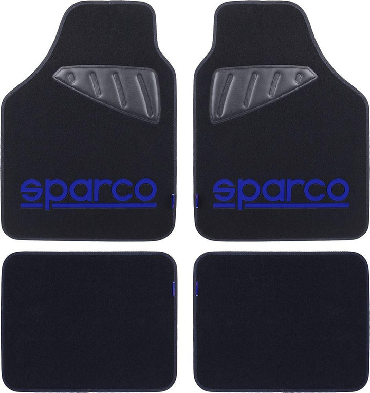 Autoteppiche Sparco schwarz/blau