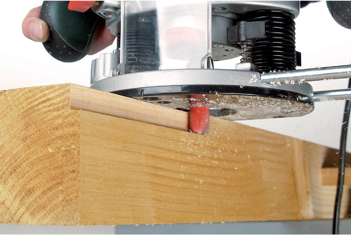 Wolfcraft 8753000 1x Sortiment HM Nutfräser in Holzbox, 5-teilig