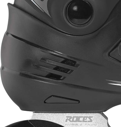 Roces Unisex – Erwachsene EGO 3X110 TIF Inline-Skates, Black-Silver 39, 39