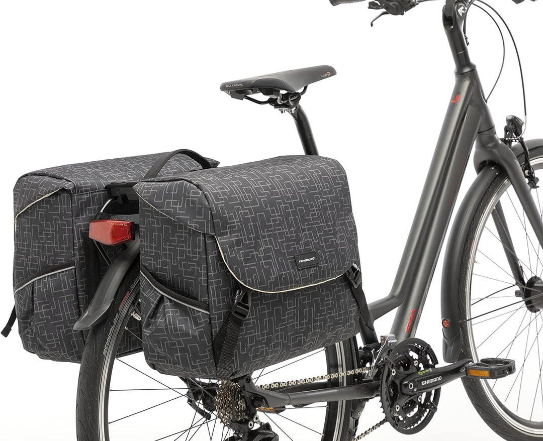 New Looxs Mondi Joy Double Racktime Doppeltasche, Ivy 38 Liter Ivy Black, 38 Liter Ivy Black