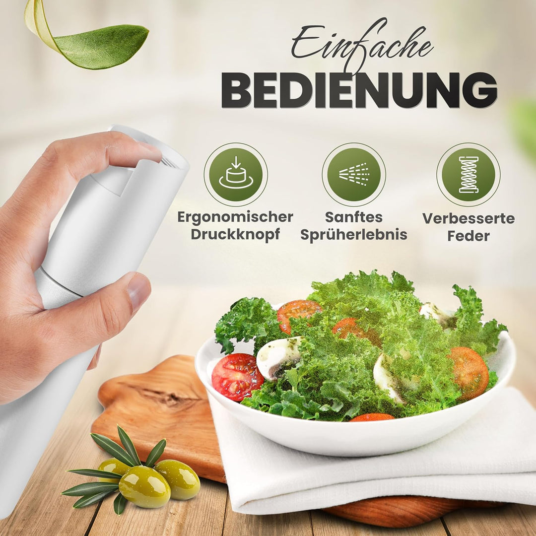 Leisure Life® | NEU: Premium Ölsprüher 2.0 – Volledelstahl 100ml | Variants (Lunar Steel - UV), Luna