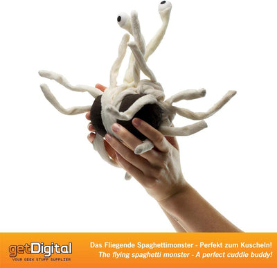 getDigital 10887 Das Fliegende Spaghetti-Monster Stofftier mit flexiblen Armen-EIN lustiges Plüschti