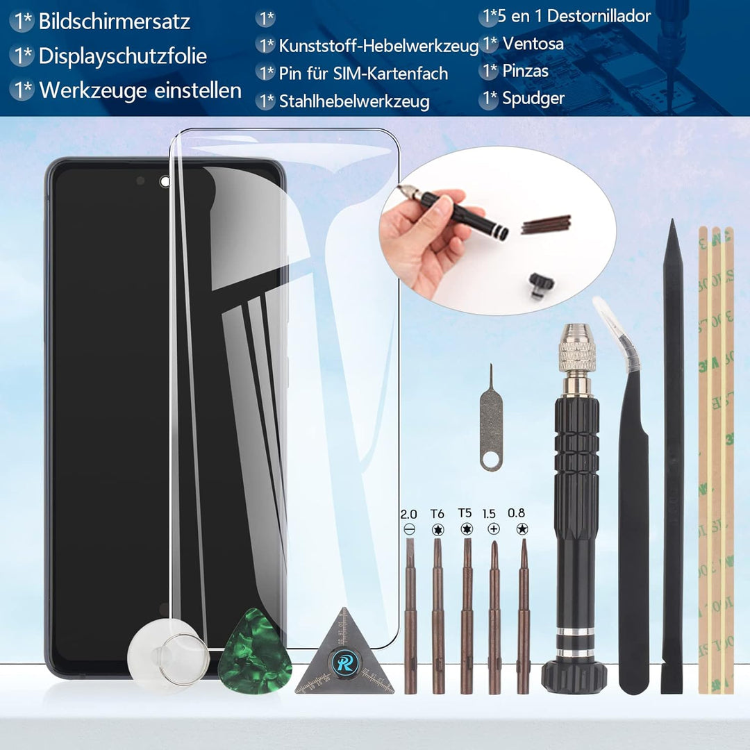 RongZy AMOLED Display für Samsung Galaxy S20 FE/S20 FE 5G LCD Bildschirmersatz Digitizer Touchscreen