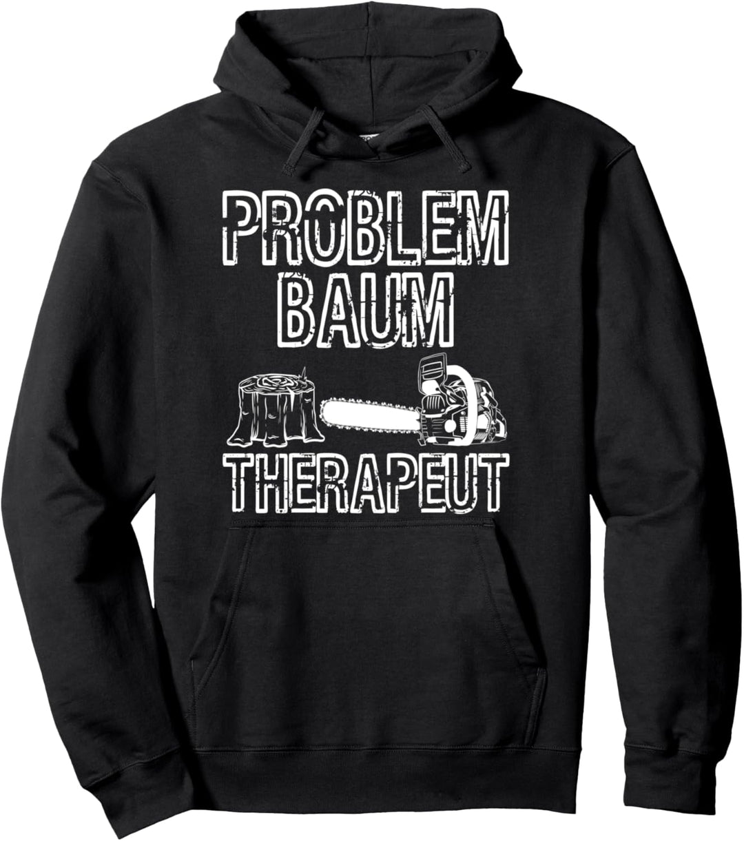 Problem Baum Therapeut Fichtenmoped Tischler Wald Holz Pullover Hoodie