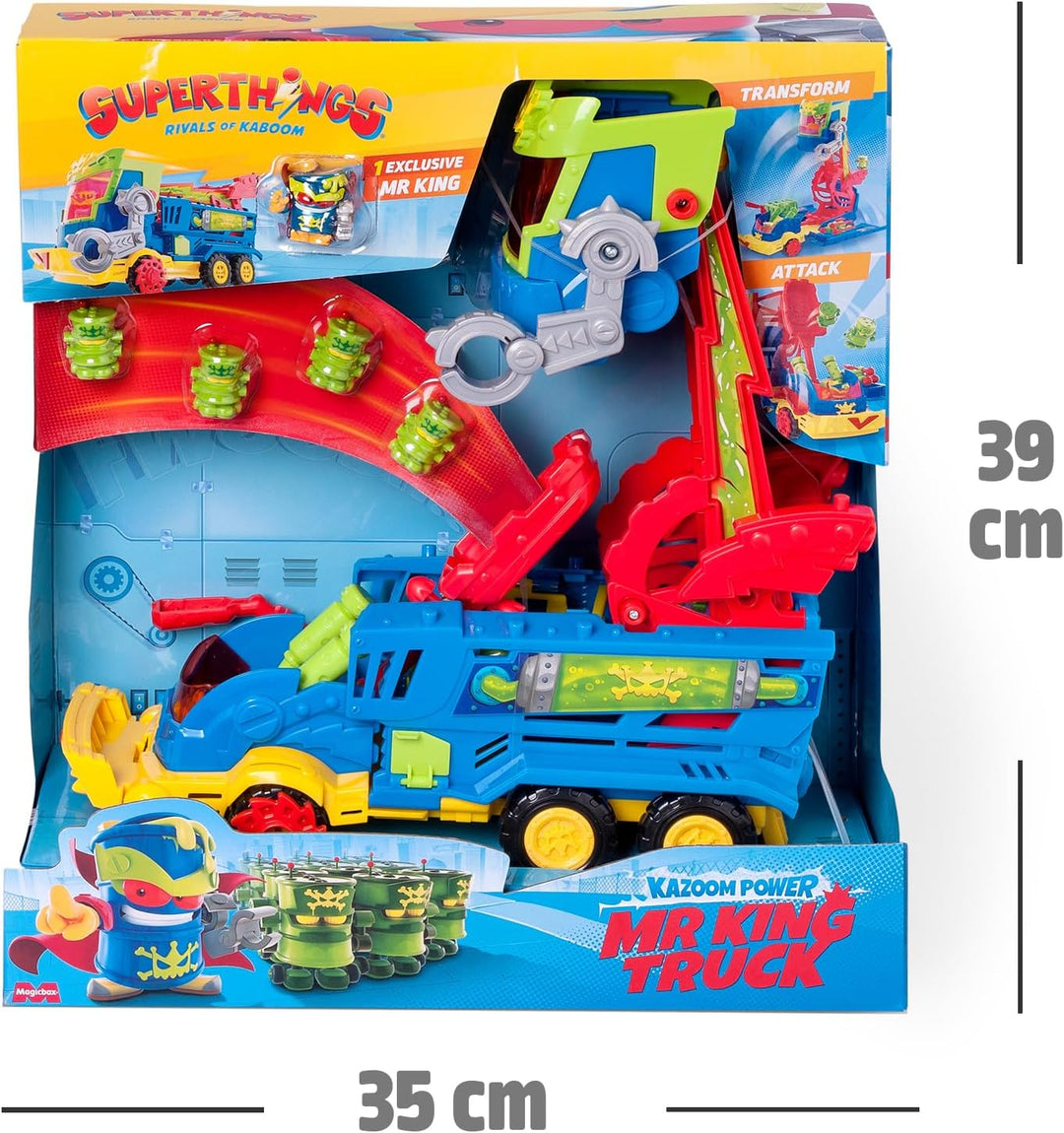 SUPERTHINGS KAZOOM Power - Mr. King Truck aus der TV-Serie Kazoom Power enthält 1 Mr. King Truck, 1