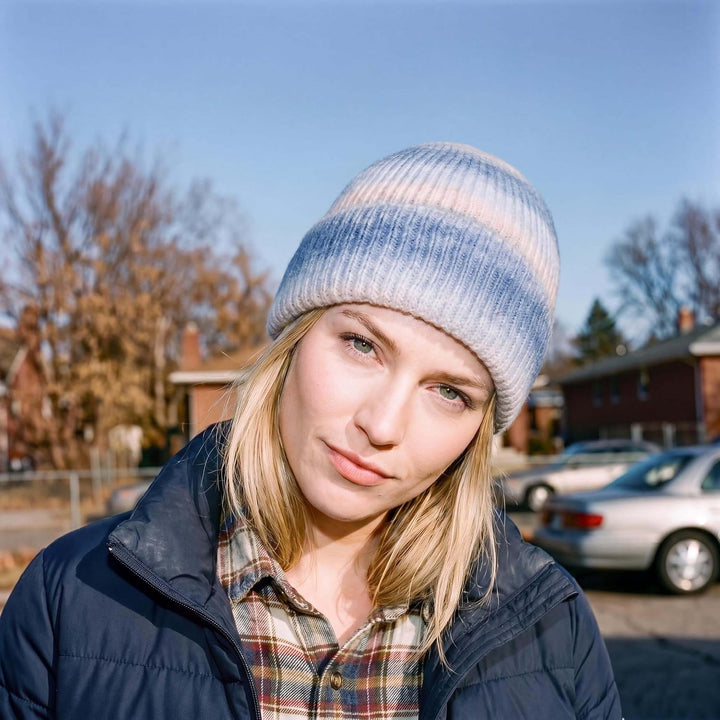 CHILLOUTS Unisex Sally Hat Wintermütze, blue melange
