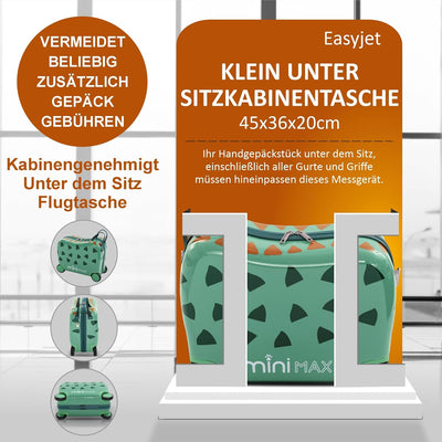 Aerolite MiniMax Kinder-Ride-On-Koffer, passend für 45 x 36 x 20 cm, EasyJet, maximale Grösse, Kinde