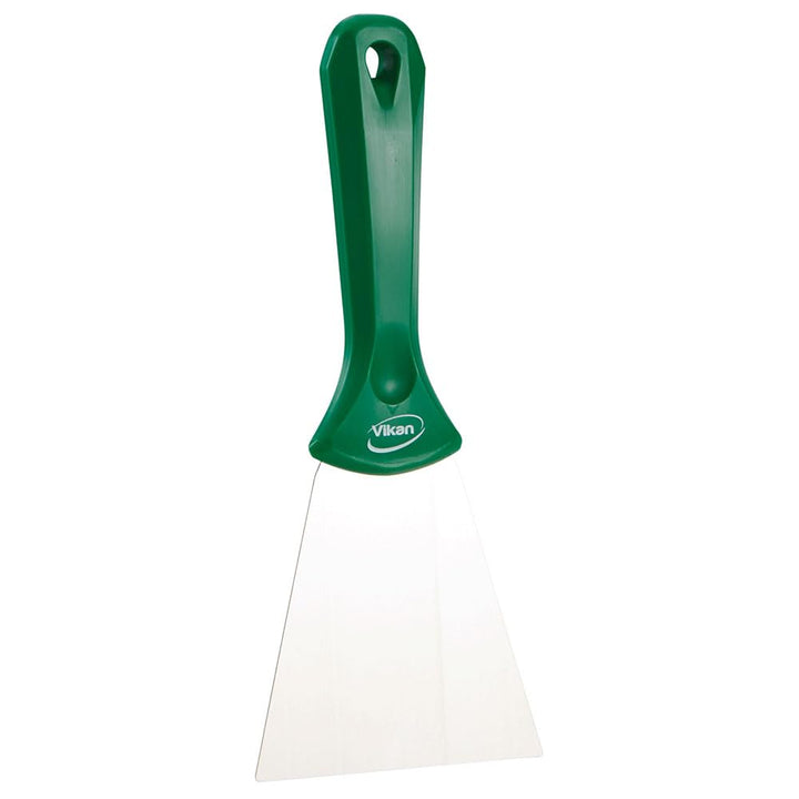 Vikan - Hygiene - Handschaber - Mit Edelstahlklinge - Grün - Breit, grün
