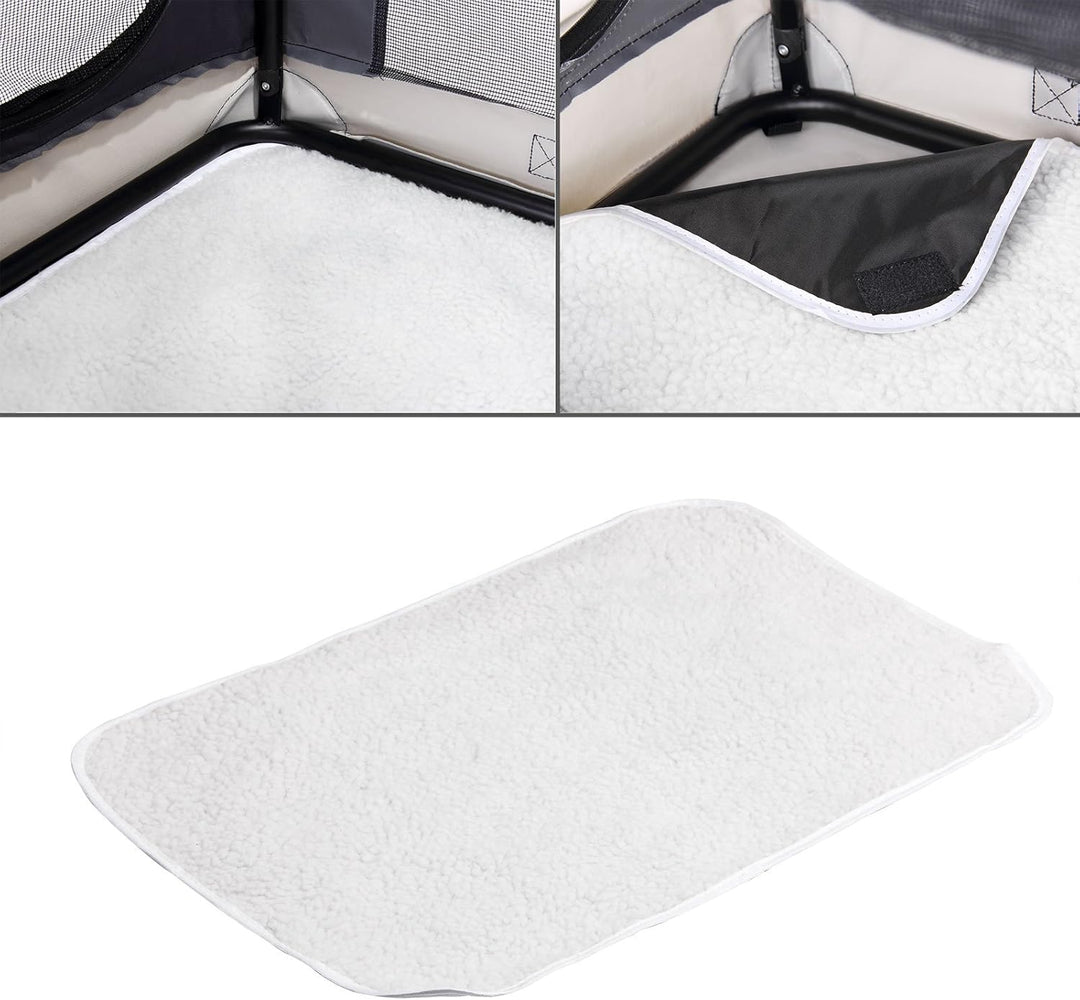 CADOCA® Hundebox XXL 90x60x66cm faltbar atmungsaktiv robust Hundetransportbox Transporttasche Hausti