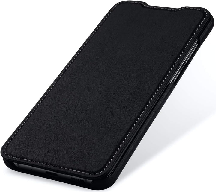 STILGUT Book Case kompatibel mit Samsung Galaxy S20 Ultra Hülle aus Leder zum Klappen, Klapphülle, H