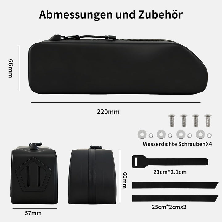 Fahrrad Rahmentasche, Oberrohrtasche Fahrrad, oberrohrtasche rennrad, wasserdichte Fahrradtasche Rah