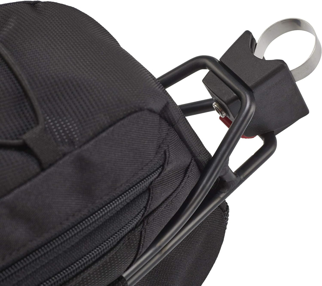 Norco Canmore Sattelstütztasche - Satteltasche bis zu 3kg Belastung Schwarz 35 x 17 x 18 cm, 8,5 / 1
