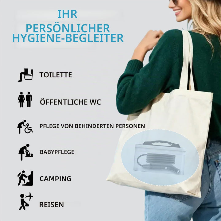 Elektrisches Bidet-Reise-Bidet, tragbarer Strahl für Toilette, Badezimmer und Outdoor-Wandern, musli