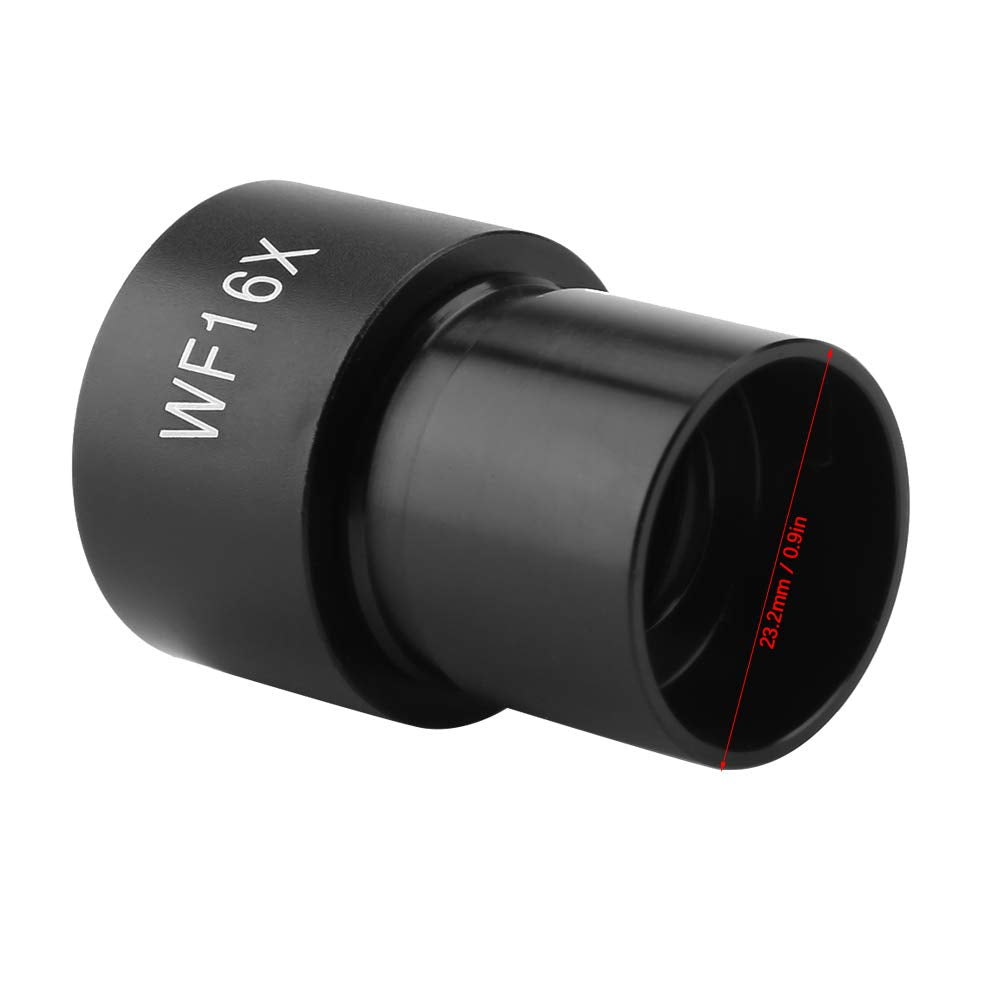Mikroskop Okular WF16X 23,2mm für Stereomikroskop Labormikroskop Optische Linse Ersatz Brille
