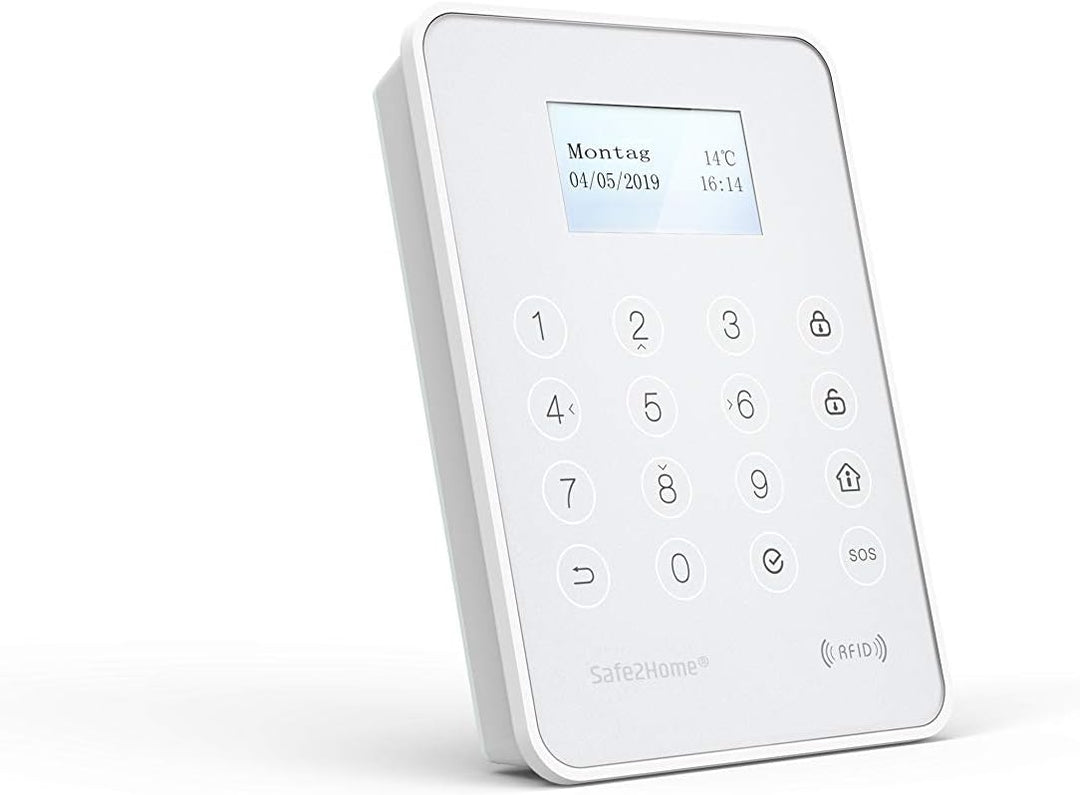 Safe2Home® externes Tastenfeld Aussen SP310 + Innen für Funk Alarmanlage Serie SP310 - Bedienteil mi