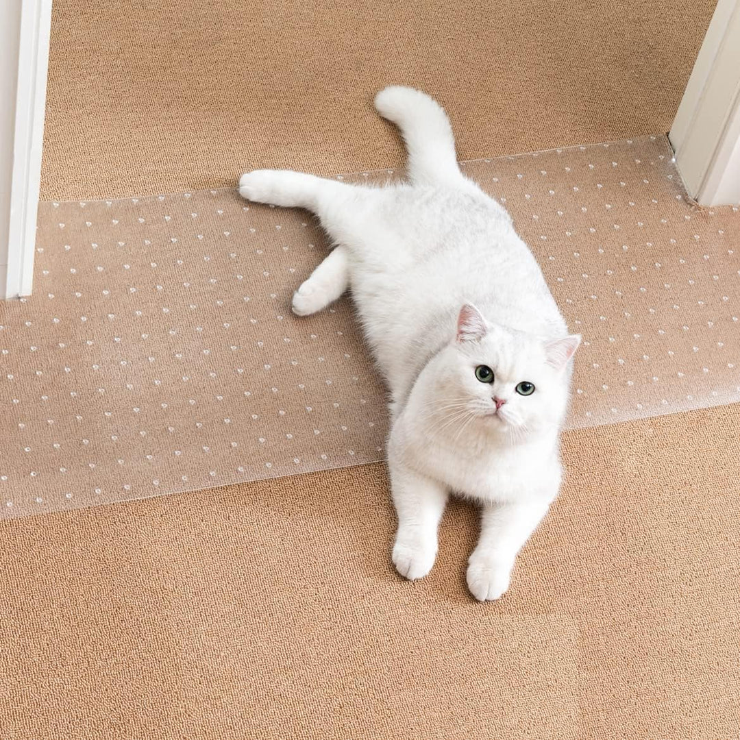 Uross Teppichschutz für Haustiere - Katzenteppichschutz für Türöffnung, Anti-Kratz unter Tür-Katzenk