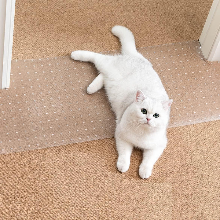 Uross Teppichschutz für Haustiere - Katzenteppichschutz für Türöffnung, Anti-Kratz unter Tür-Katzenk