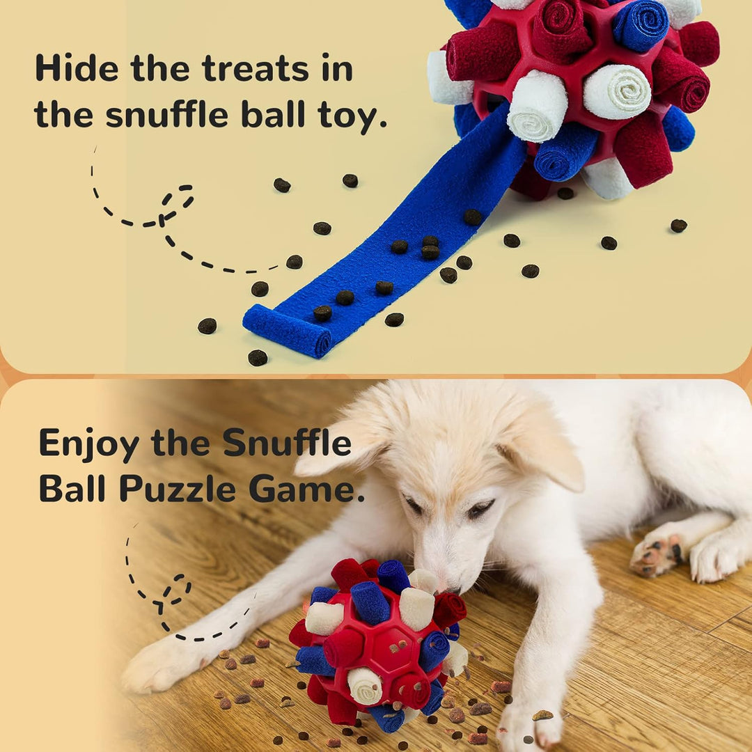 Schnüffelball für Hunde, Schnüffelteppich Schnüffelspielzeug Interaktive Hundespielzeug tragbarer Ha