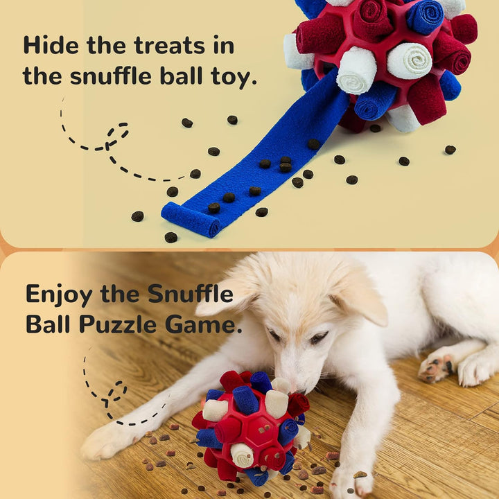 Schnüffelball für Hunde, Schnüffelteppich Schnüffelspielzeug Interaktive Hundespielzeug tragbarer Ha